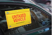 Untaxed Vehicle